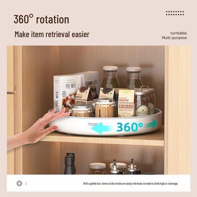 Multifunctional Rotating Spice and Sauce Rack Turntable
