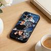 C-Keria Handyhülle Für iPhone 17 16 15 14 13 12 Max Plus Silikon Schwarze Hülle