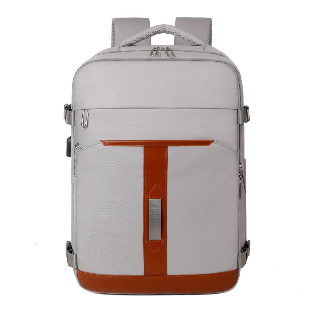 Schoolbag Backpack Women's 1011 New Simple Business Computer Backpack Outdoor Travel Large Capacity Travel Bag Student School Bag