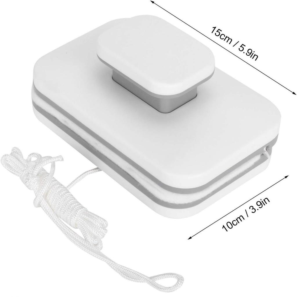 Doppelseitiger magnetischer Fensterputzer - Stark saugender Glasreiniger für hohe Fenster, doppelseitiges sicheres und praktisches Haushaltsreinigungswerkzeug