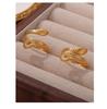 Trendy Openable Gold Snake Shape Titanium Steel Couple Ring - Non-fading, Light Luxury, French Retro Style