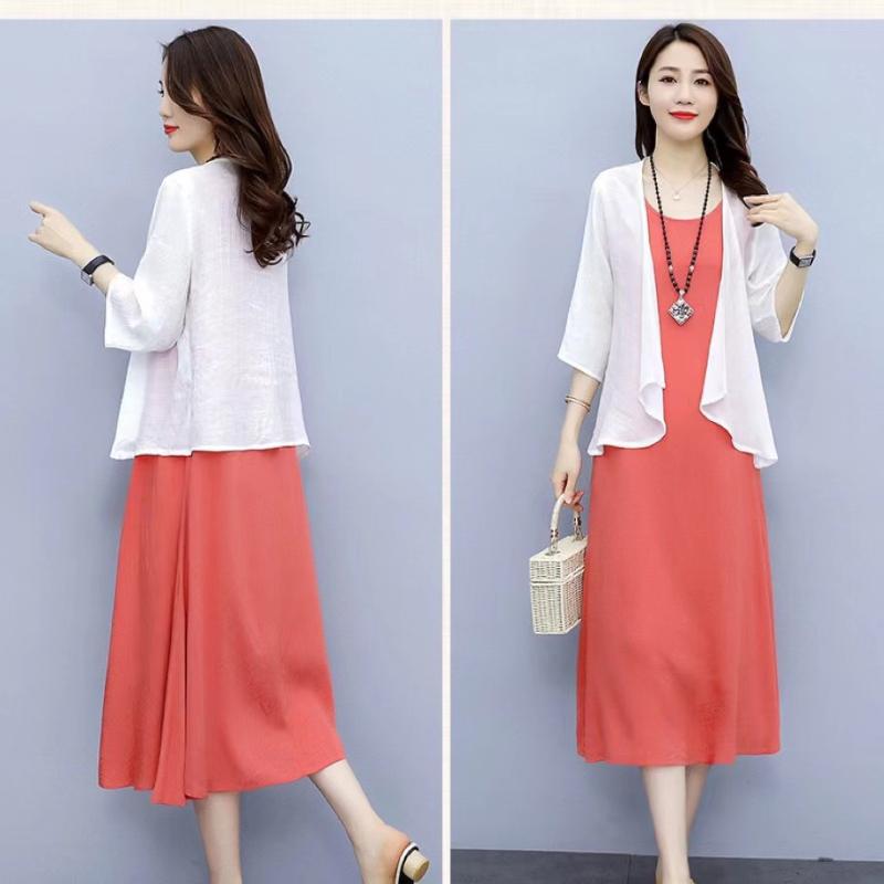 Dámske letné ležérne svetrové topy, jednofarebné, voľné, 3/4 rukávy, tenké plážové oblečenie, prikrývky, blúzkové topy