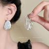 Square & Round Pearl Tassel Earrings for Women - Elegant, Versatile, Niche Design, Exquisite Accessory