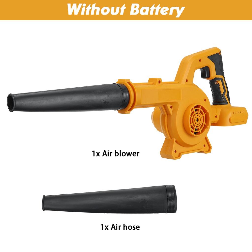 Cordless Electric Air Blower Vacuum Handheld Leaf Collector Turbo Blower Computer Dust Cleaner for 18v Battery 98VF 2000W