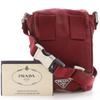 PRADA 2WAY waist bag Shoulder Bag MV583 CERISE Red Nylon Women Used
