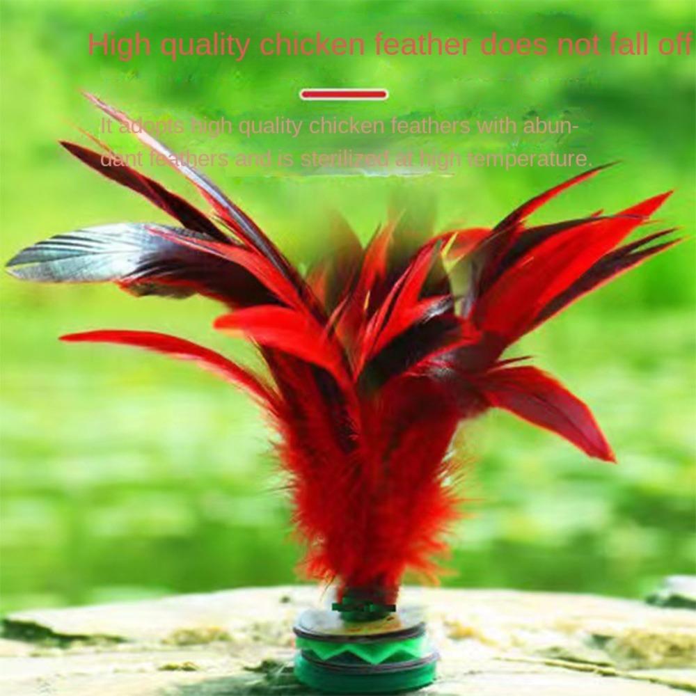 Přenosný Kick Shuttlecock Ruční kolo Peříčkový míček Zábava Mateřská škola