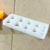 Extension Piece Storage Base 12cm X 4cm, Multi-Hole Plastic Rack for Garage Wall and Cabinet Area Arrangement Use