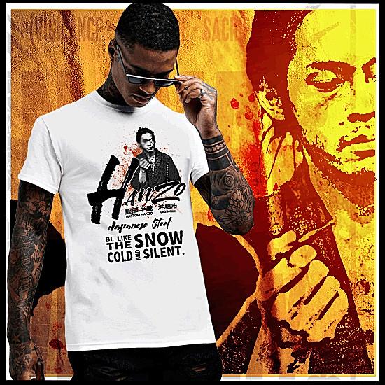 

Samurai T-Shirt deadly warrior with sword Bushido Code Japanese steel snow quote 4XL