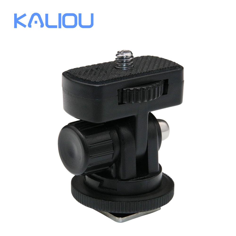 360° Rotating Full Metal SLR Camera Hot Shoe Flash Gimbal Bracket