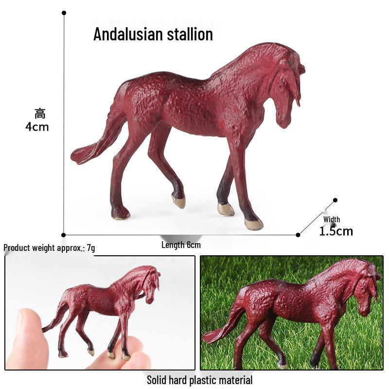 Children s Horse Stable Simulation Set: Animal Model & Sand Table Scene