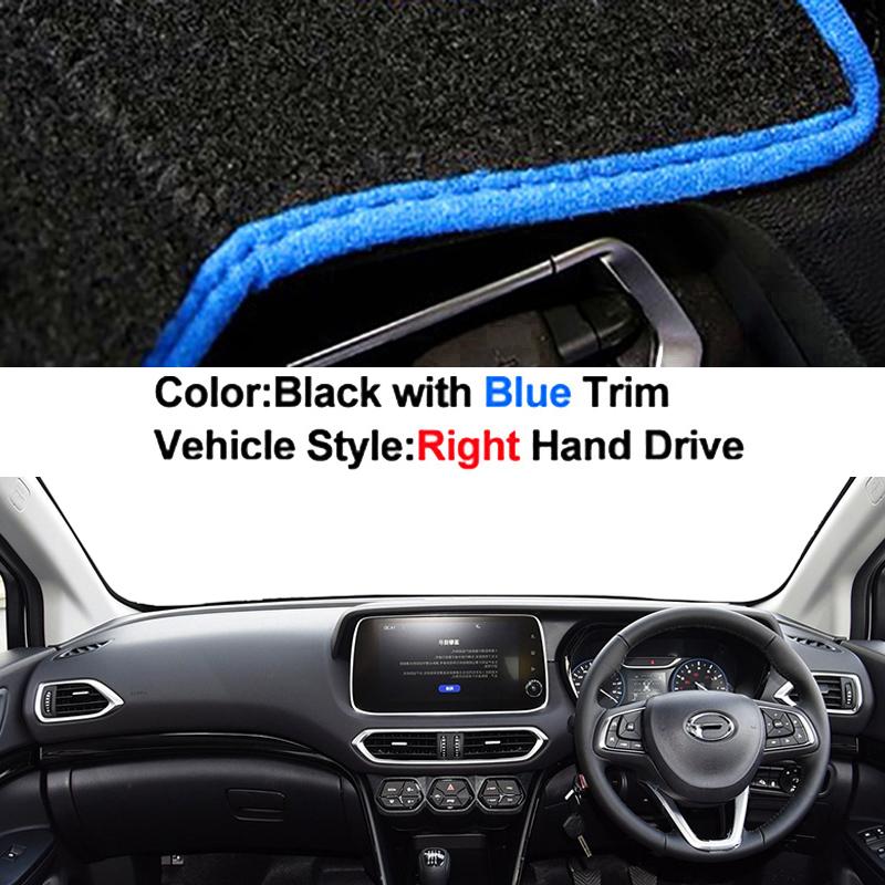 Car Dashboard Cover For GAC Trumpchi GS4 2018 2019 Center Console Protector Carpet Dashmat Sun-shade Accessories