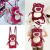 Plush Lotso Backpack For Girls With Durable Nylon Material And Carrying Comfort