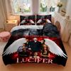 Angels Fall Lucifer Rises Print 3Pcs Bedding Setduvet Cover With 2 Bedropillowcase Home Birthday Gift