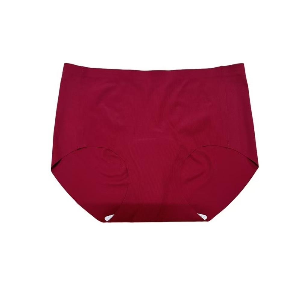 

Seamless Fitness Invisible Underwear Mid Waist Traceless Briefs Women Sports Yoga Panties Fitness M