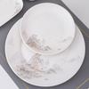 New Chinese Style Landscape Ceramic Tableware Set