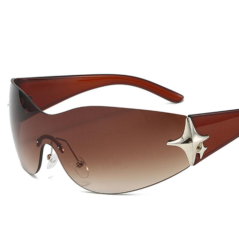 Fashion Stylish Sunglasses Women Punk Y2K Windproof UV Protection Women's Sun Glasses European American Men's Glasses