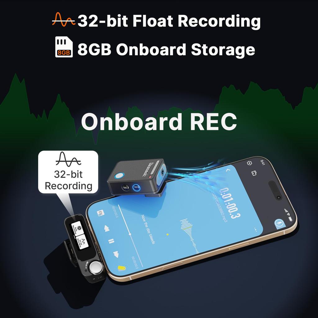 Saramonic Ultra 03 2-Channel Wireless Microphone System with Built-in Time Code (Black/with Lavalier Microphone)