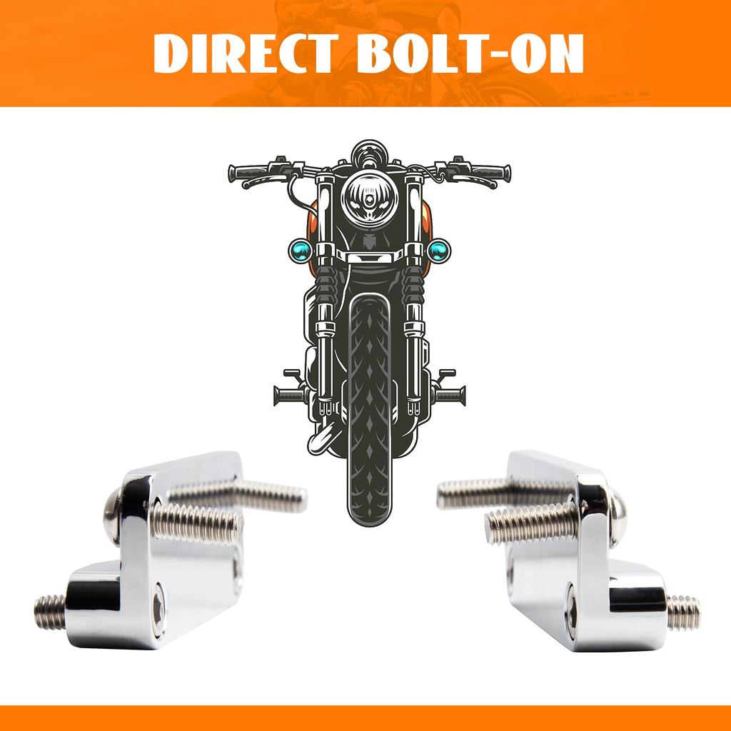 Eumti Front Fender Riser 20mm Adapter Relocator Spacer Kit Lift Fender Bracket Mount 21