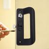 with Key Anti-theft Door Lock Set Aluminum Zinc Zinc Alloy Sliding Door Handle Replacement  Garage Sheds