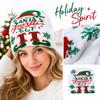 Unisex Christmas Knitted Hat for Men Women Fall Winter Holiday Party
