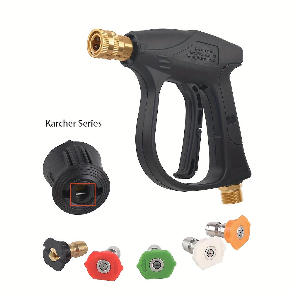 

Пистолет для мойки высокого давления для Karcher K2-K7 и Nilfisk - Многофункциональное сопло с быстрым подключением, Мощная очистка для автомобиля и дома