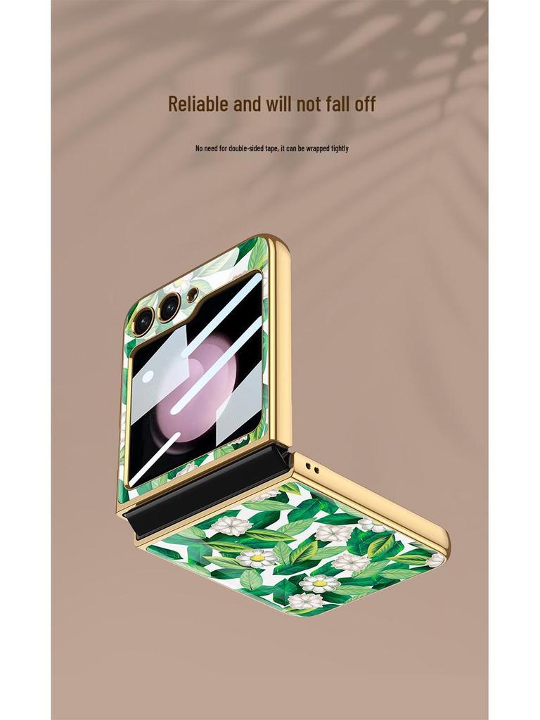 Creative Foldable Phone Case for Samsung Galaxy Z Flip5 - Stylish Design for Girls