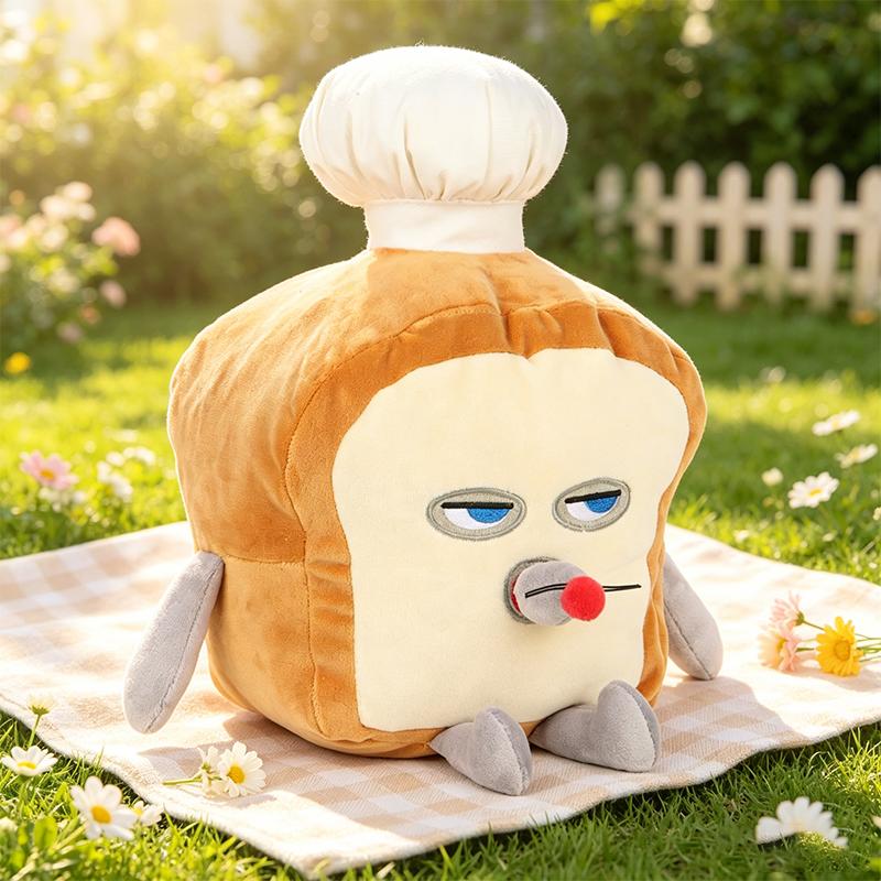 Cute Cartoon Child Picture Book Bread Boy Thief Plush Toy Soft Bread Friend Series Anime Figure Peripheral Plushie Doll Kid Gift