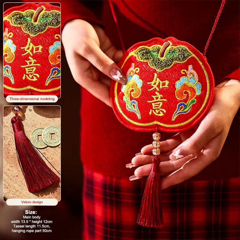 2026 Red Envelopes Chinese  Year Decorations Party Favors Gifts Bags Money Packaging Bags Spring Festival Red Pockets