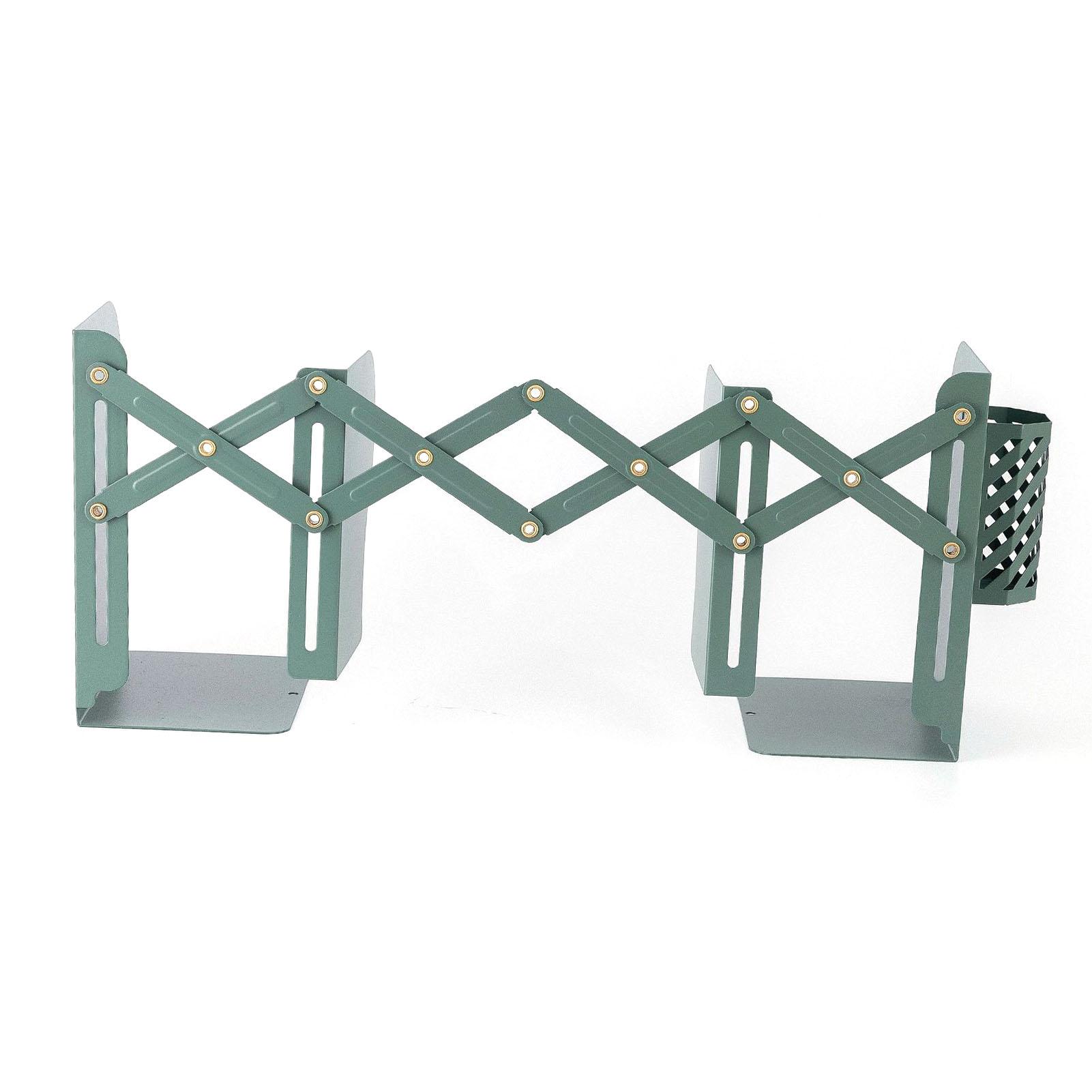 

Expandable Desktop Metal Bookshelf Multifunctional Bookcase Book Holder for Shelf