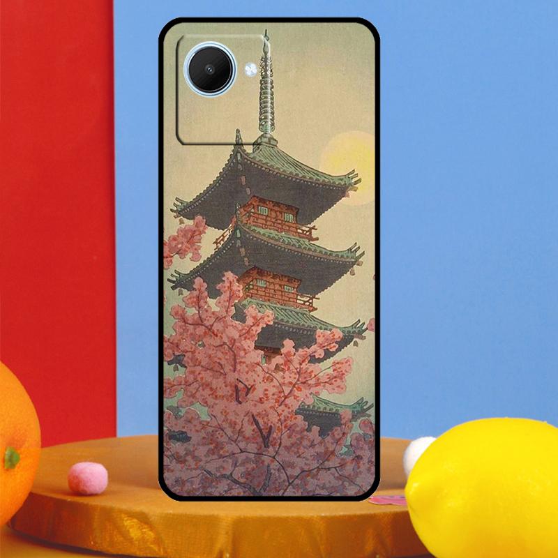 Japanese Style Art Japan For Realme 15 Pro 10 11 12 13 14 Pro Plus GT6 GT7 C61 C67 C63 C71 C55 C51 C65 C53 C75 Case