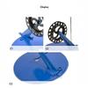 Ice Fishing Tip Up Easy To Carry Durable Spool High Visibility Orange Flag Winter Fishing Supply for Outdoor Ice Trips
