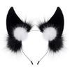 Handmade Plush Cat Ear Headband Women Men Cosplay Anime Convention Kawaii Animal Ears Hair Accessory