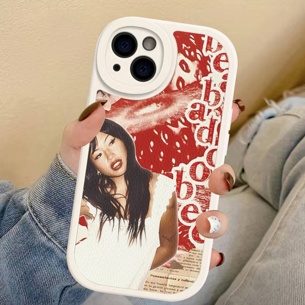 

Rock Singer B-Beabadoobee Phone Case For IPhone 16 15 14 13 12 11 Pro Max Plus 16E Soft Leather Cover iPhone 14 plus