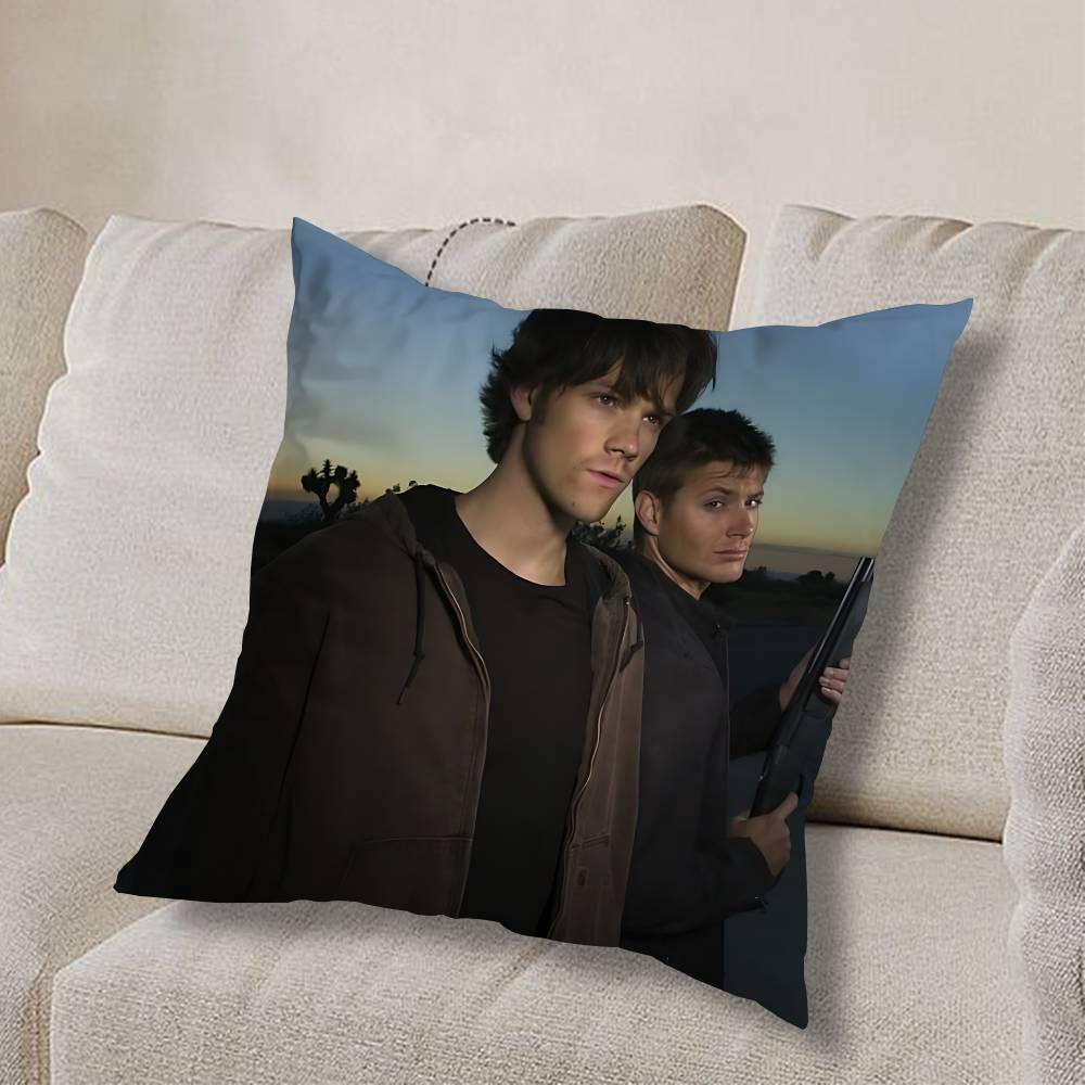 S-Supernatural TV Series Pillow Case Pillow Case Living Room Sofa Cushion Cover Suitable For Home Bedroom Room Decoration