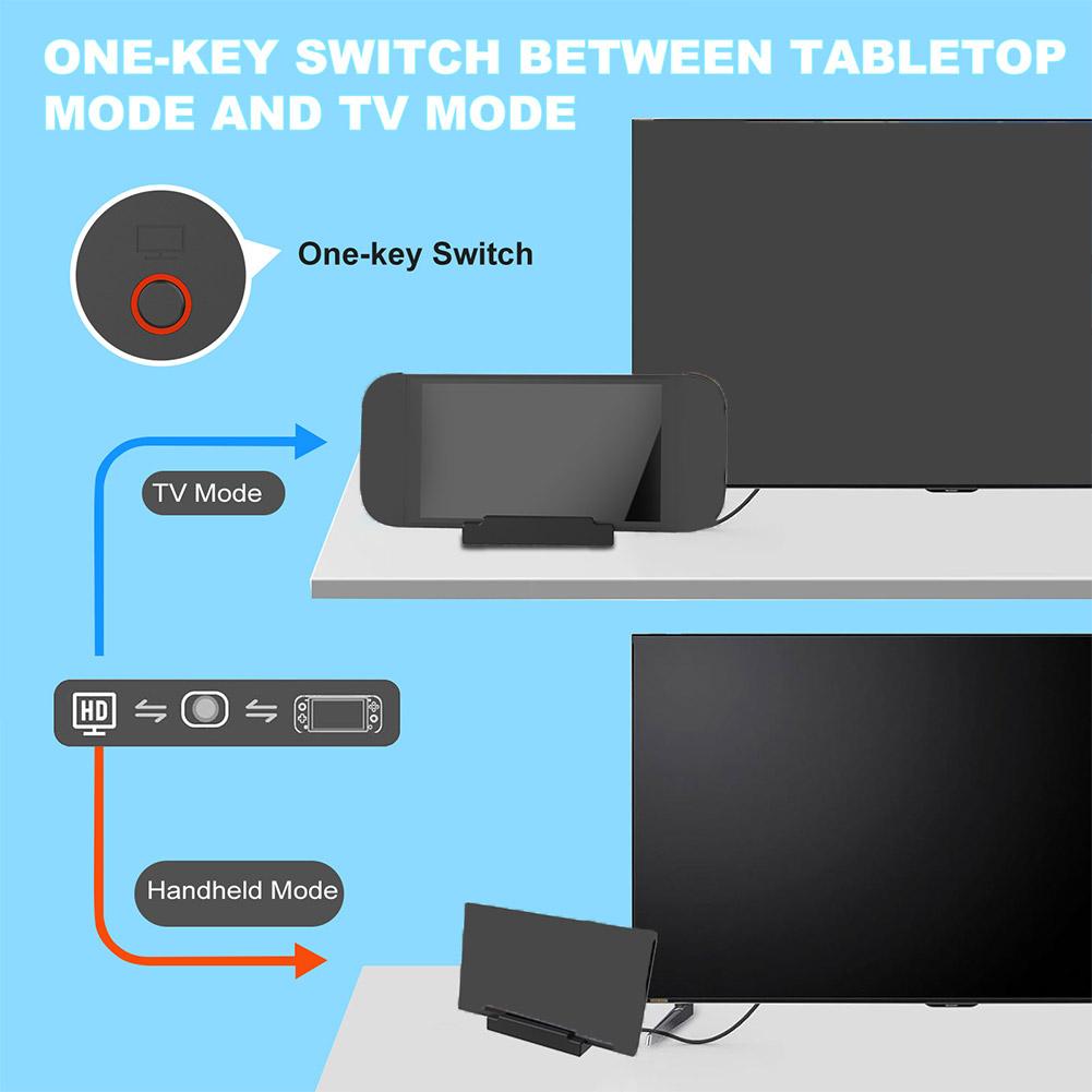 For Switch 2 Docking Station Multifunction Portable Hub Docking Station Wall Mounted 4K HD Display Charging for NS2 Accessories