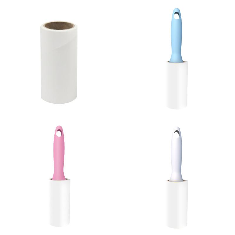 Sticker Hair Absorber Tearable Dust Sticking Paper Portable Removal Roller Brush