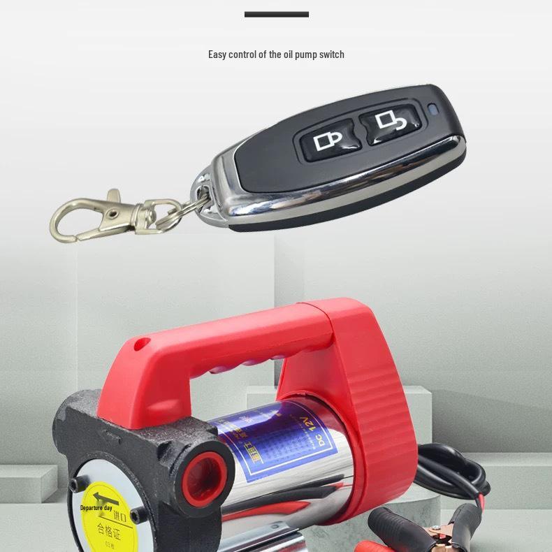 Diesel Oil Pump: Remote-Controlled, Self-Priming Electric Pump, 12V/24V/220V, High Power, Pure Copper