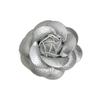 Elegant Camellia Brooch Stylish Flower Shaped Breastpin Ethnic Style Lapel Pin Wedding Party Holiday Gift for Her