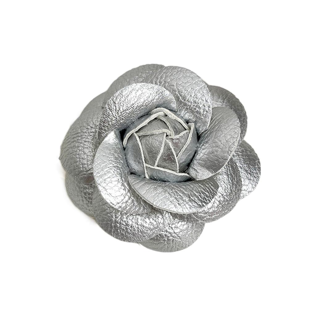 Elegant Camellia Brooch Stylish Flower Shaped Breastpin Ethnic Style Lapel Pin Wedding Party Holiday Gift for Her