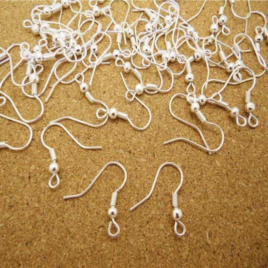 100Pcs/500Pcs Earring Hook Coil Ear Wires for DIY Jewelry Making Findings Repair