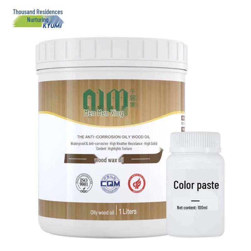 QIANJUMEI Outdoor Oil-Based Wood Wax Oil 1L