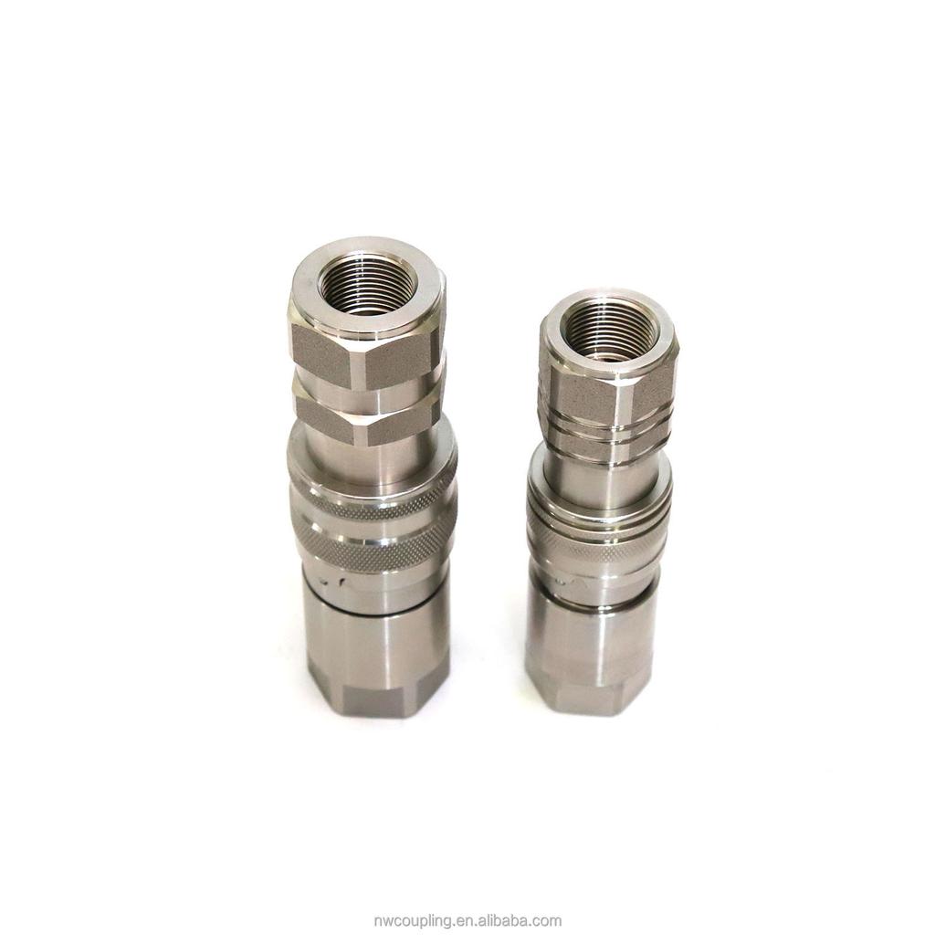 ISO16028 Hydraulic 3/4 Inch Galvanized Flush Face No Leaks and Spills Quick Coupling Eaton FD89 Interchange Coupler
