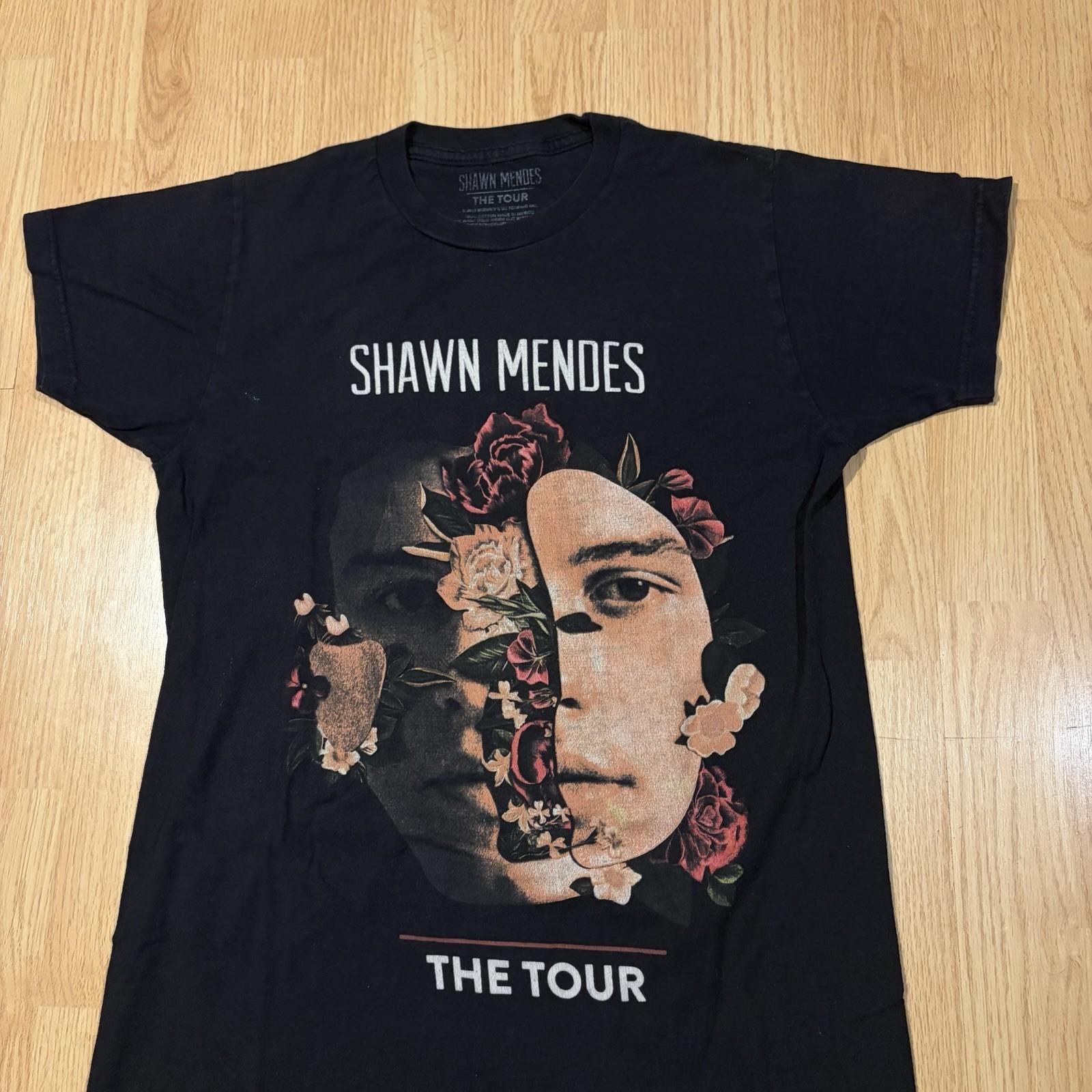 Shawn Mendes Shirt Adult Small The Tour Concert Graphic Tee T-Shirt Music Unisex T-Shirt XXXL