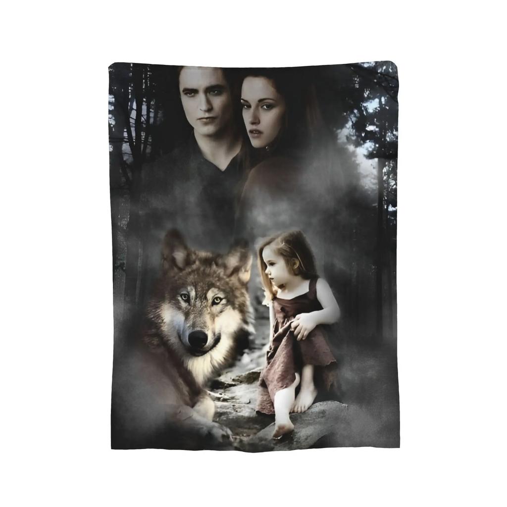 Robert Pattinson Plüschdecke aus dem Film The Twilight Saga Edward Kreative Decke für Bett Sofa Couch xcm