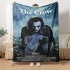 1pc Real Love Is Forever The Crow Throw Blanket Soft Flannel, Cozy All Season Polyester Perfect for Home, Office