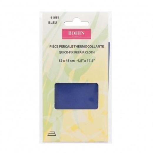 Pièce percale thermocollante Taille 12x45cm: Kaki