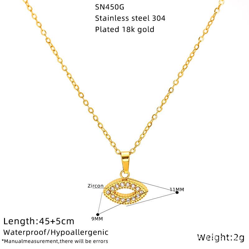 

Премиальное ожерелье из титановой стали женское простое геометрическое с бриллиантом в виде пентаграммы, цепочка на ключицу