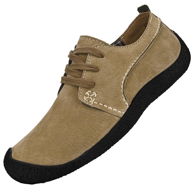 

2024 г. Мужские туфли из кожи с мягкой подошвой ручной работы, легкие, нескользящие, для альпинизма, повседневные, без застежек, для вождения, мужские 45 хаки