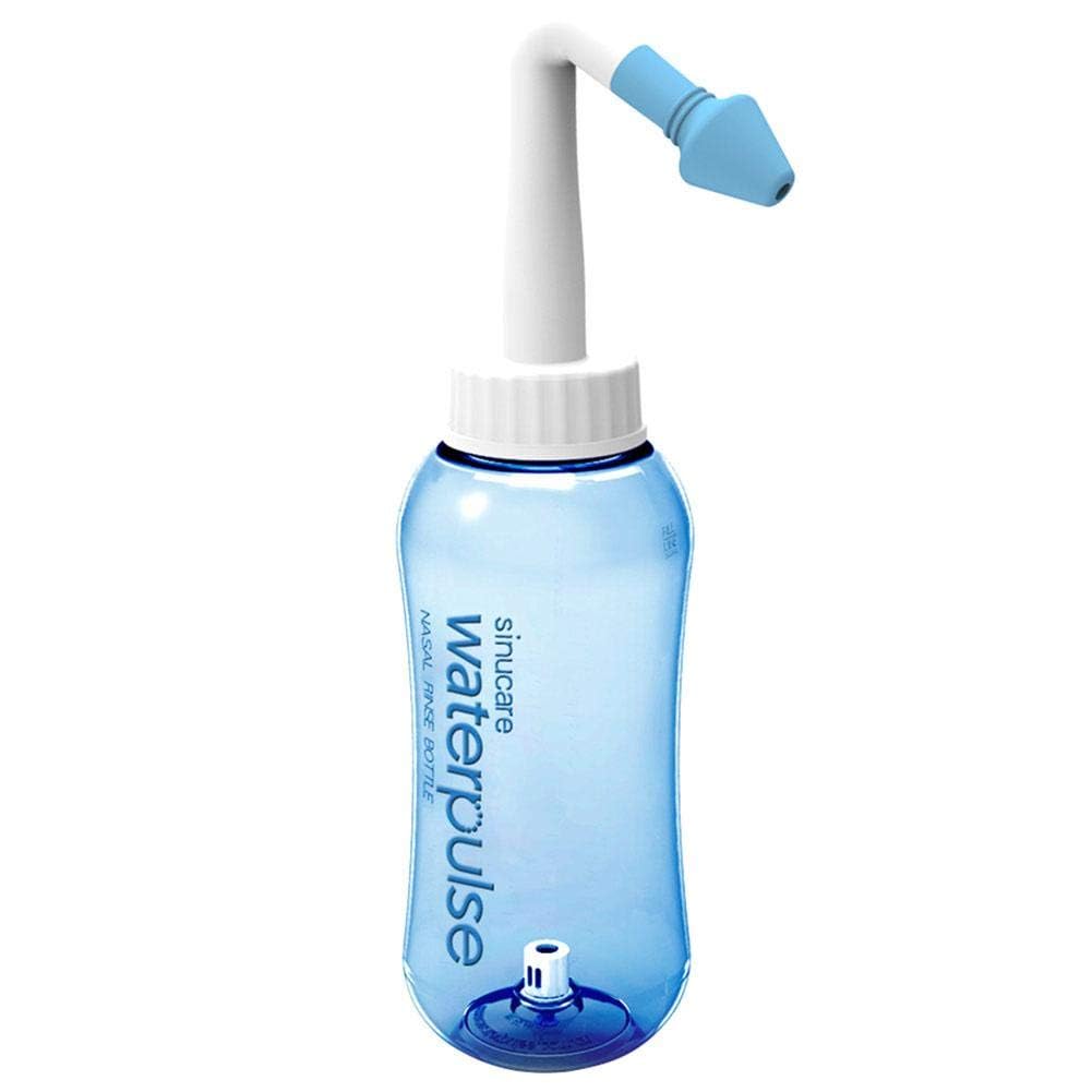ZMOXY 300ML Waterpulse Nasal Wash Bottle, Nose Wash Cleaner Pressure Rinse Nasal Irrigation for Adult And Kid BPA Free