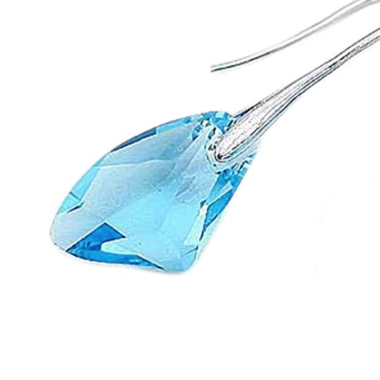 Hook Earrings Irregular Cut Rhinestone Dangle Women Piercing Earrings Jewelry for Party